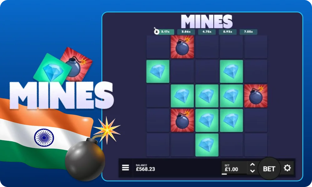 Mines game for Indian players